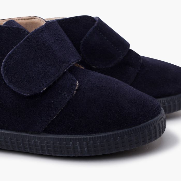 1062 FURRY ANKLE BOOTS MARINE