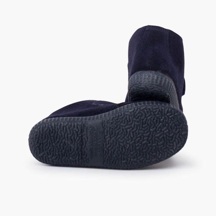 1062 FURRY ANKLE BOOTS MARINE