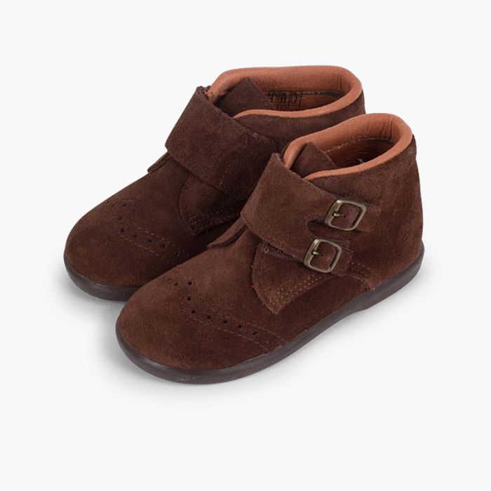 0846 BUCKLE BOOTIES MARRON