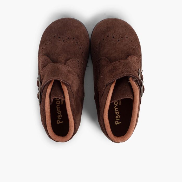 0846 BUCKLE BOOTIES MARRON