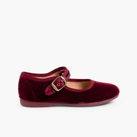 0144 BUCKLE MARY JANES BORDEAUX
