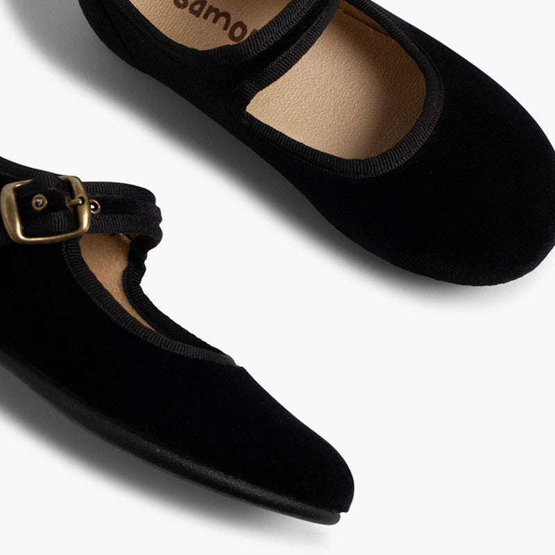 0144 BUCKLE MARY JANES NOIR
