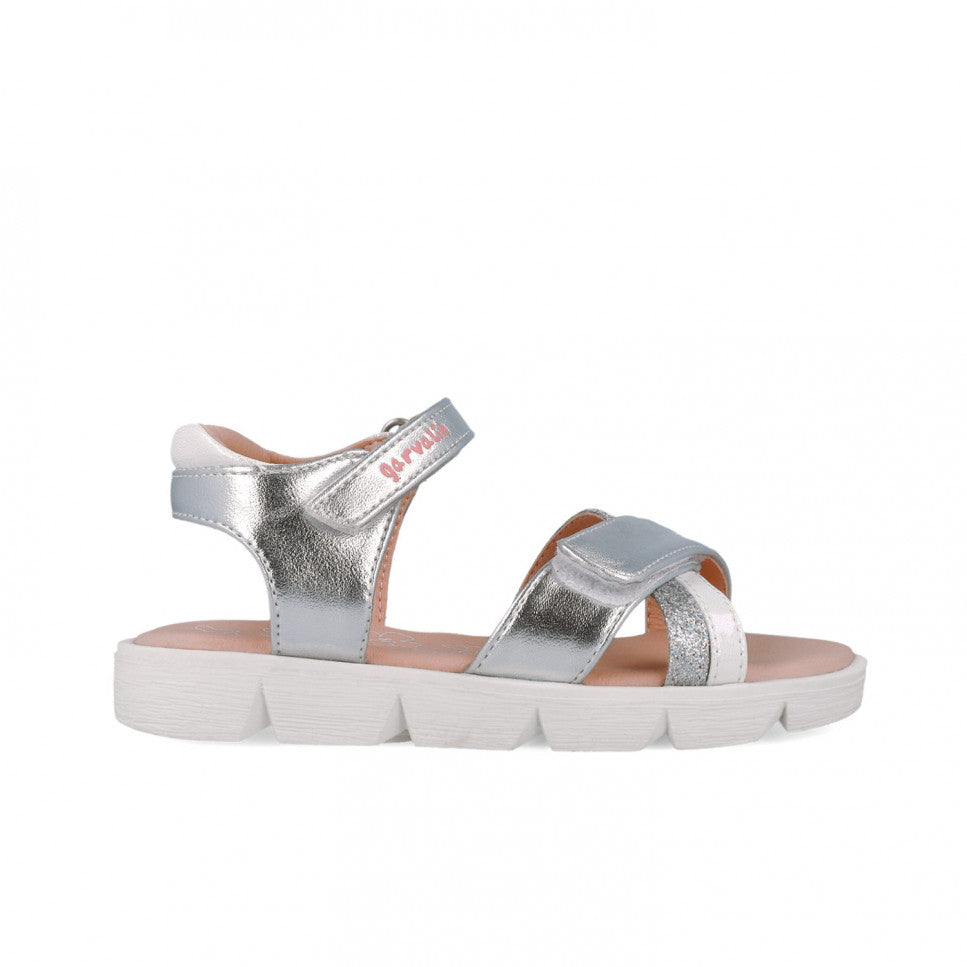 B050 SANDALIA LAZOS ARGENTE
