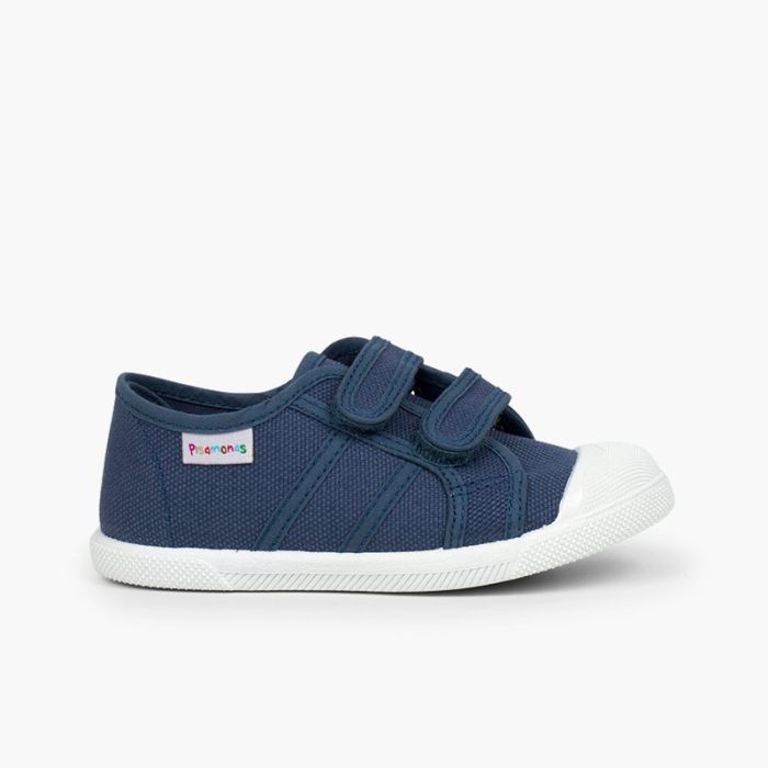 0323 RIPTAPE CANVAS TRAINERS MARINE