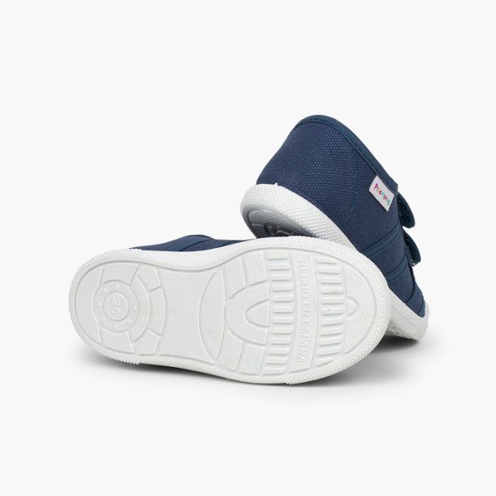 0323 RIPTAPE CANVAS TRAINERS MARINE