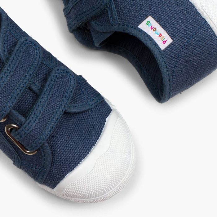 0323 RIPTAPE CANVAS TRAINERS MARINE