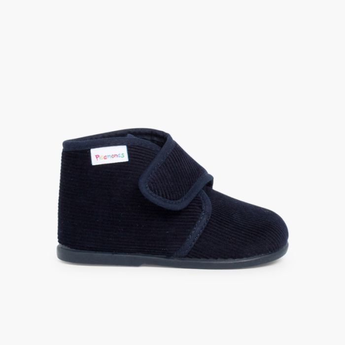 0138 CORDUROY SLIPPERS BOOTS MARINE