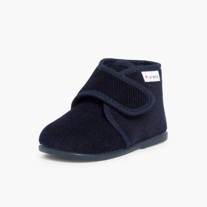 0138 CORDUROY SLIPPERS BOOTS MARINE