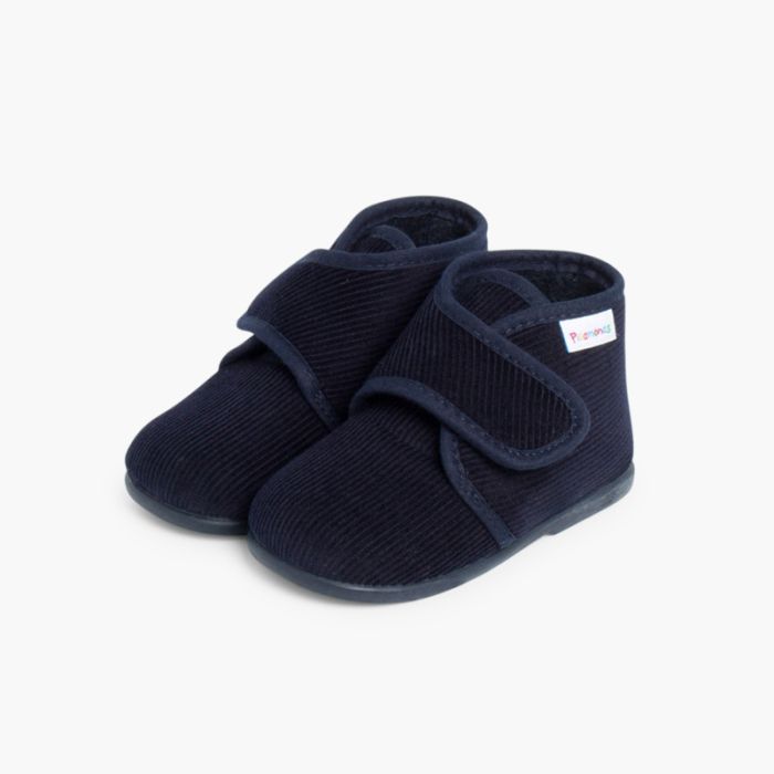 0138 CORDUROY SLIPPERS BOOTS MARINE