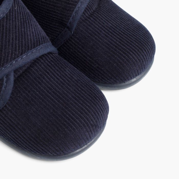 0138 CORDUROY SLIPPERS BOOTS MARINE
