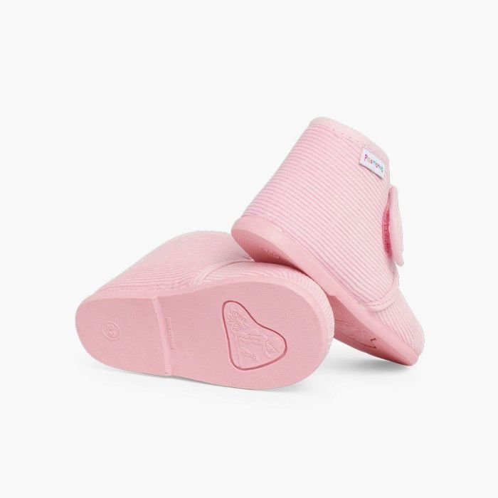 0138 CORDUROY SLIPPERS BOOTS ROSE