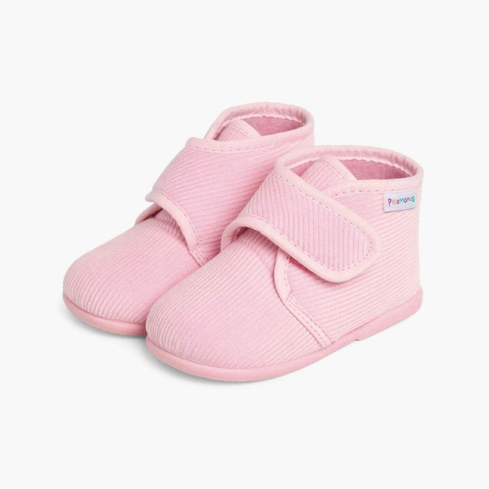 0138 CORDUROY SLIPPERS BOOTS ROSE