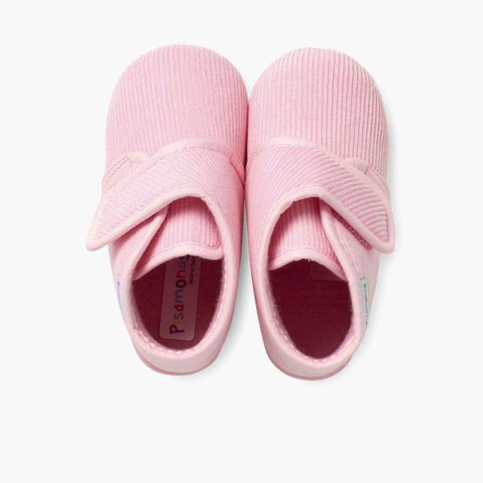 0138 CORDUROY SLIPPERS BOOTS ROSE
