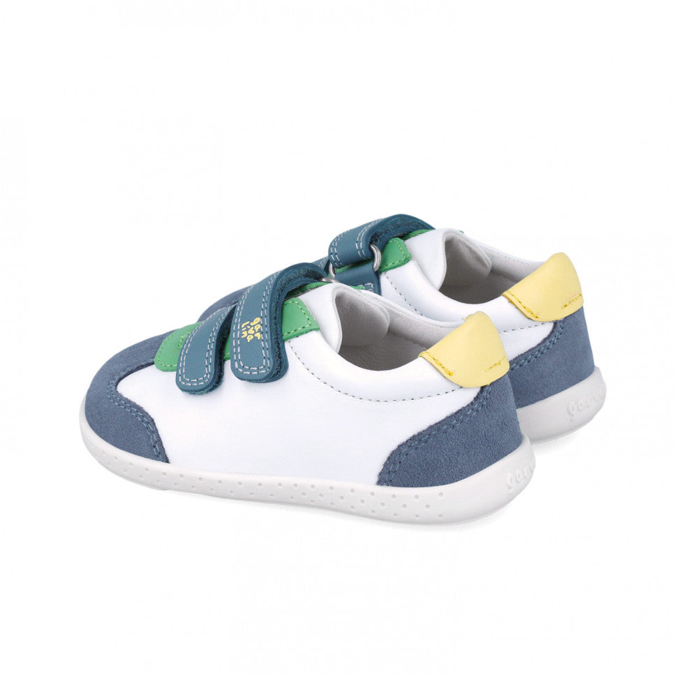 A472 CASUAL BASKETS BLEU ET VERT